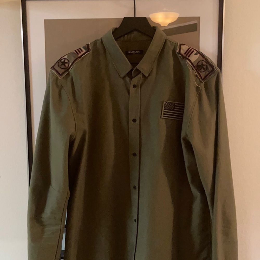balmain mitary style